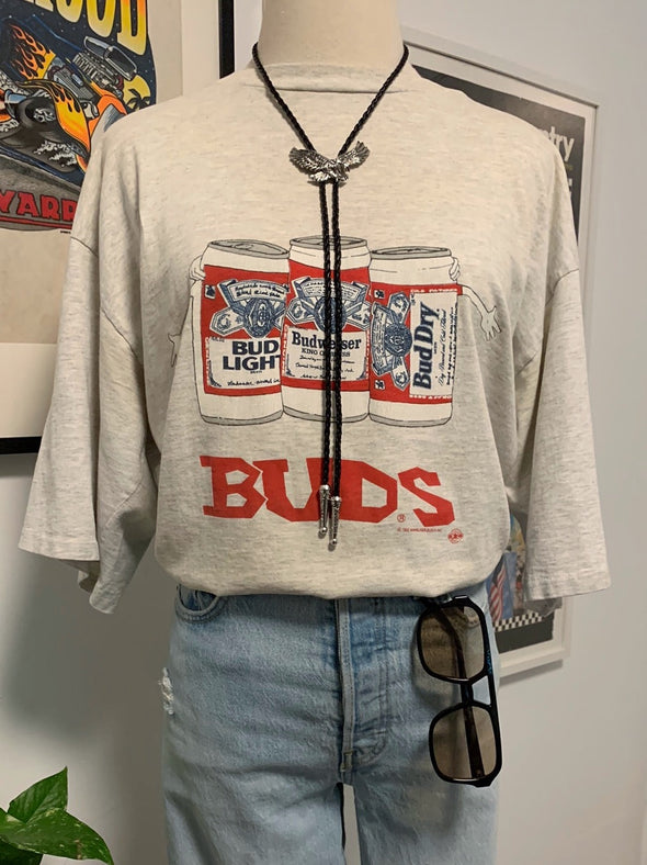 Vintage Grungy 1992 Budweiser Tee