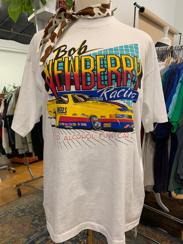 Vintage 1980's Bob Newberry Racing Tee