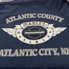 Vintage 1999 Harley Atlantic City Jersey Style V-Neck Tee