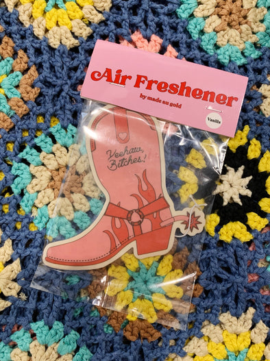 Yeehaw Bitches Cowboy Air Freshener
