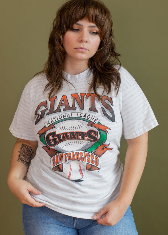 Vintage 1991 Striped SF Giants Tee