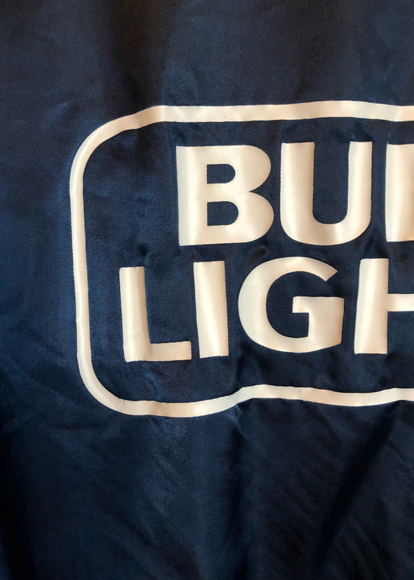 Vintage Bud Light Satin Bomber Jacket
