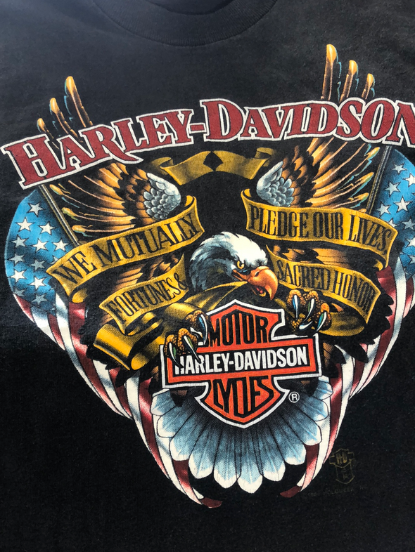 Vintage 1988 Harley Eagle Holoubek Muscle Tank