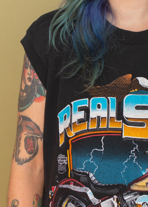 Vintage 1988 Real Steel Harley Tank