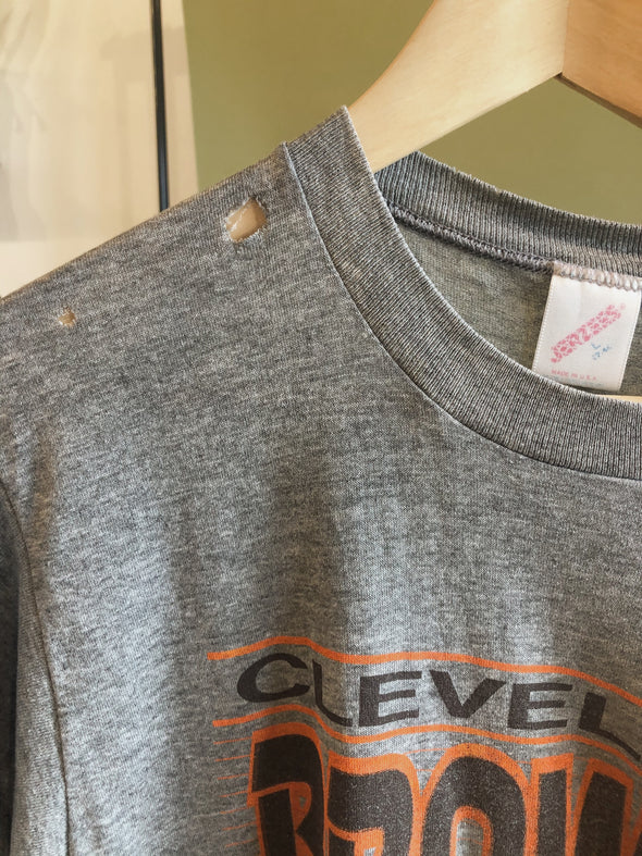 Vintage 1980s Thin Cleveland Browns Tee