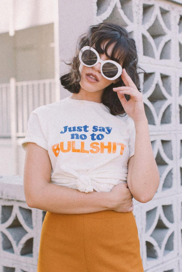 Just say no to Bullshit tee