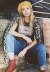 vintage 1970s 70 inspired retired groupie band t-shirt electric west