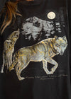 Vintage 90s Long Sleeve Wolf Tee