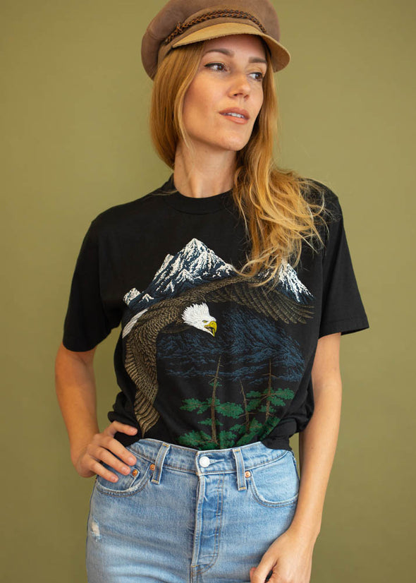 Vintage 90s Mountain Eagle Tee
