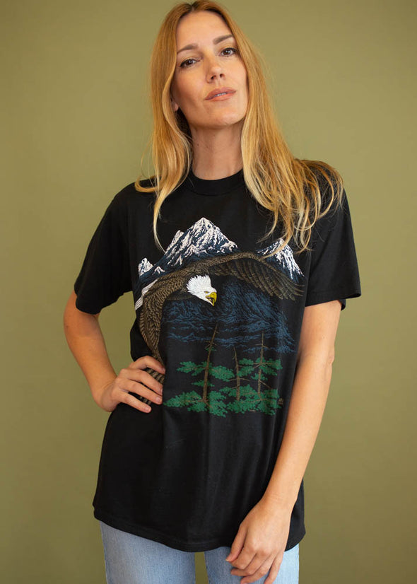 Vintage 90s Mountain Eagle Tee