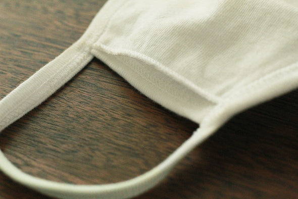 White Cotton Mask- 2 Pack