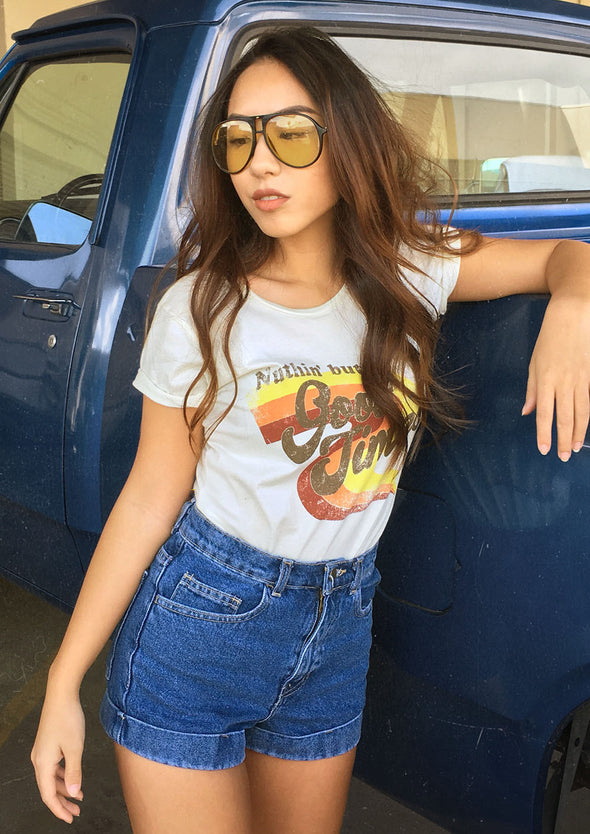 Nuthin' but Good Times Tee - Electric West vintage 1970s inspired graphic tee