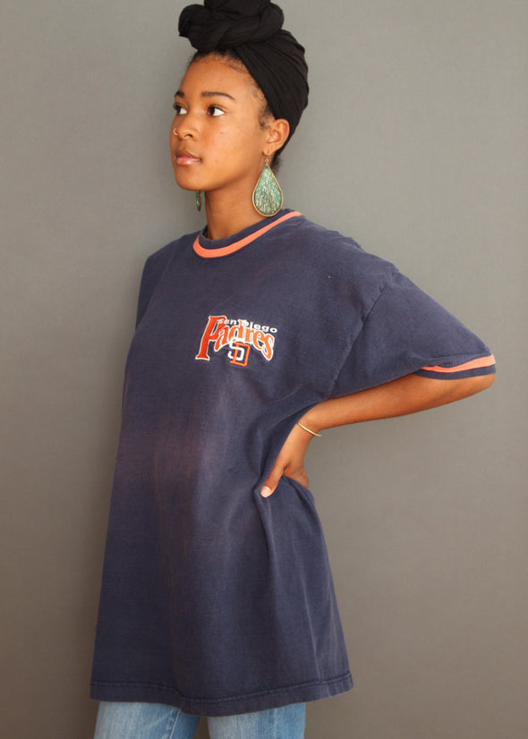 Vintage Padres Super Faded V Neck
