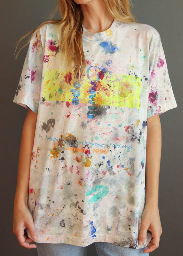 Vintage 1990 Paint Tee