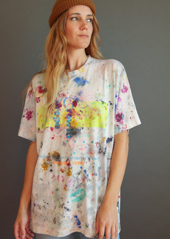 Vintage 1990 Paint Tee