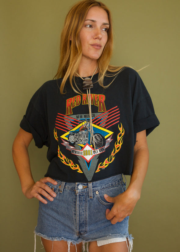 Vintage 2001 River Run Biker Tee