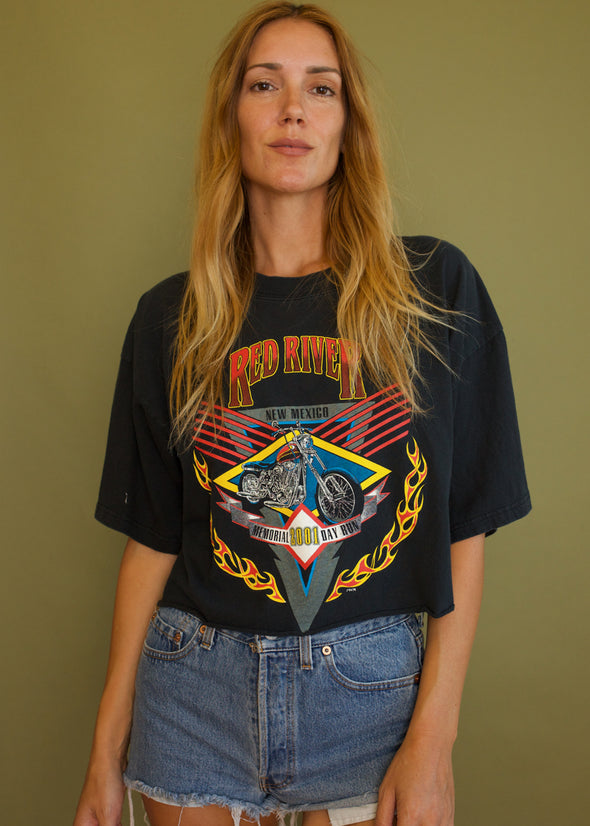 Vintage 2001 River Run Biker Tee