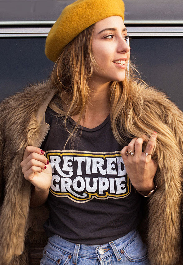 vintage 1970s 70 inspired retired groupie band t-shirt electric west