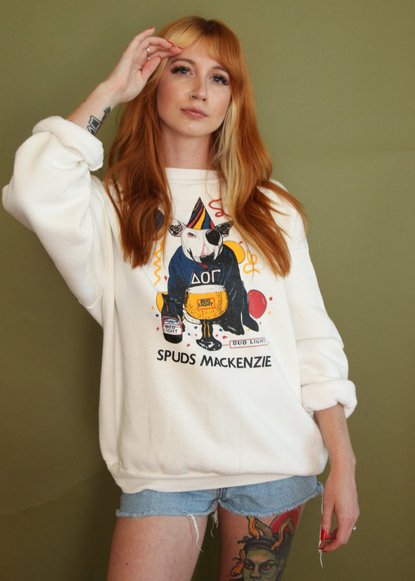 Vintage 80s/90s Spuds MacKenzie Bud Light Sweatshirt