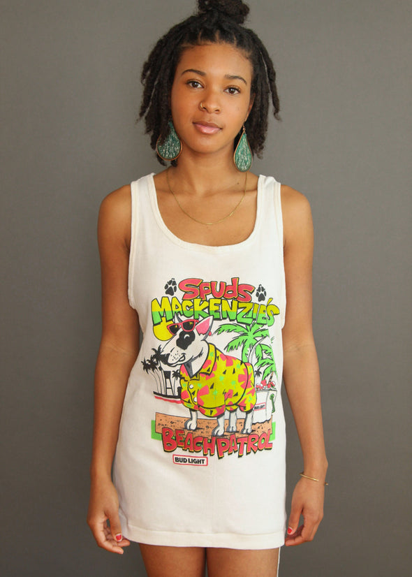 Vintage 80s/90s Spuds Bud Light Spuds McKenzie Tank