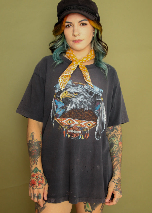 Vintage 1997 Faded Harley MO Tee