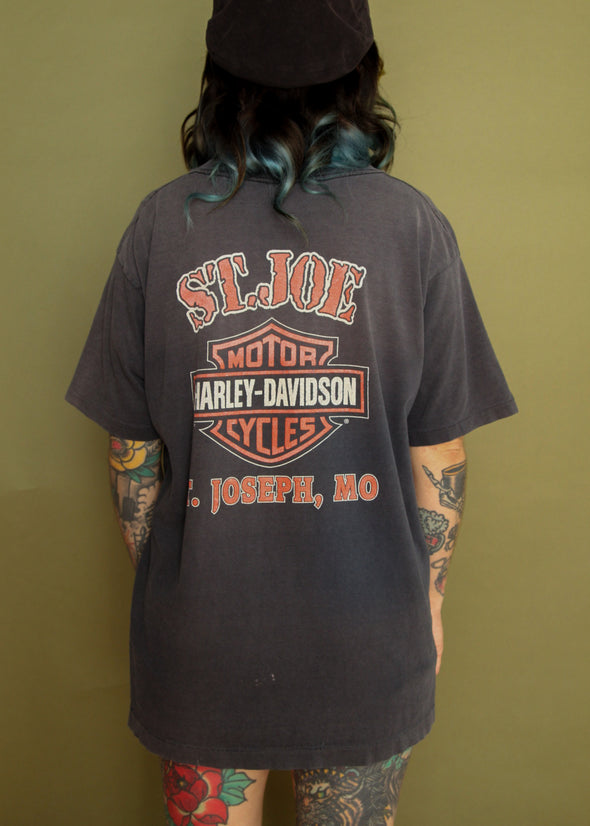 Vintage 1997 Faded Harley MO Tee