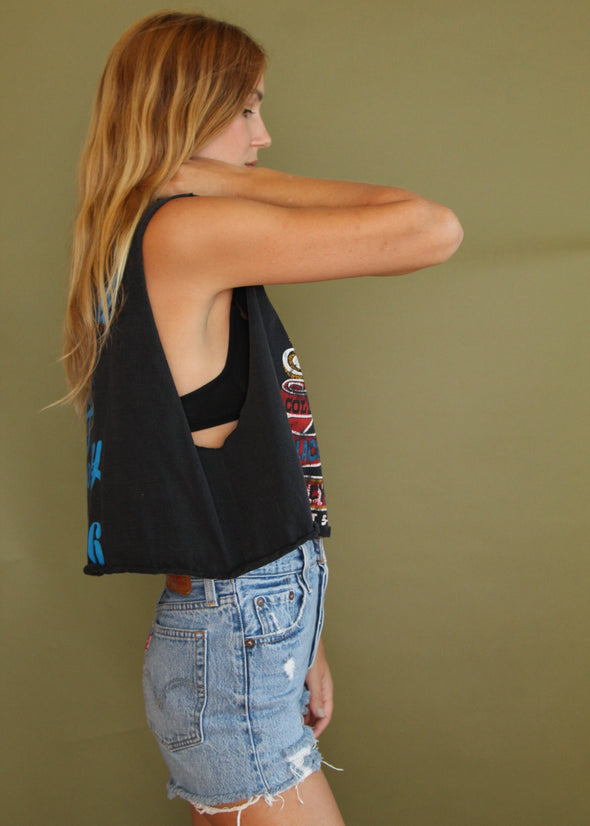 Vintage 1996 Sturgis Distressed Cropped Tank