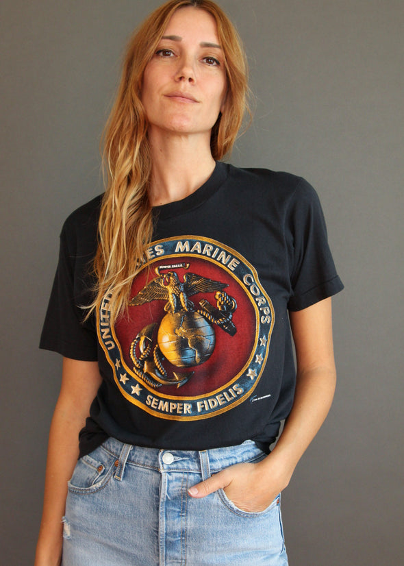 Vintage 1988 USMC Thin Tee