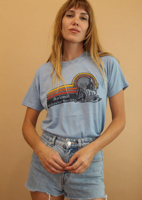 Vintage 1980's Animal Society Tee