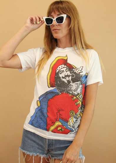 Rare Vintage 1980's Captain Morgan Thin Tee