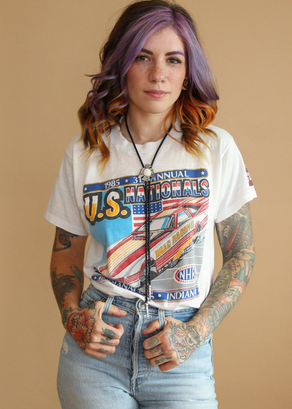 Vintage 1985 U.S. Nationals NHRA Tee