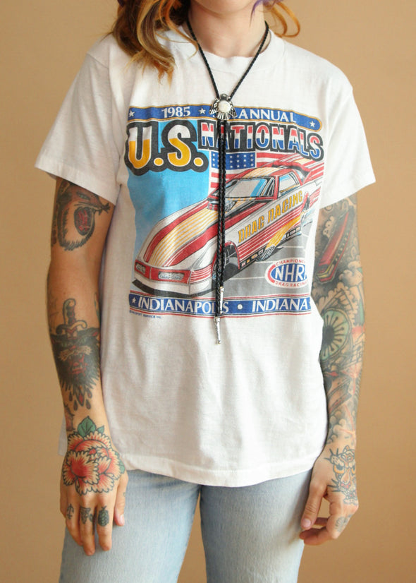 Vintage 1985 U.S. Nationals NHRA Tee