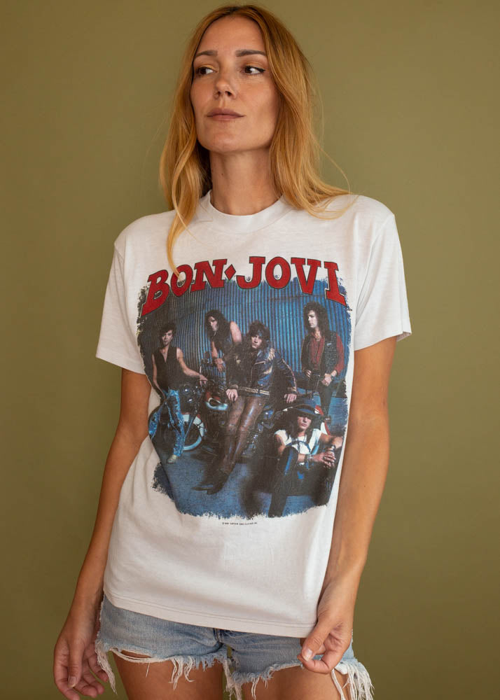 Vintage 1989 Bon Jovi Tee – Electric West