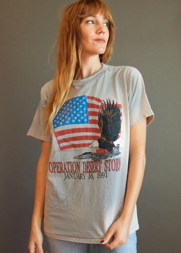Vintage 1991 Op Desert Storm Tee