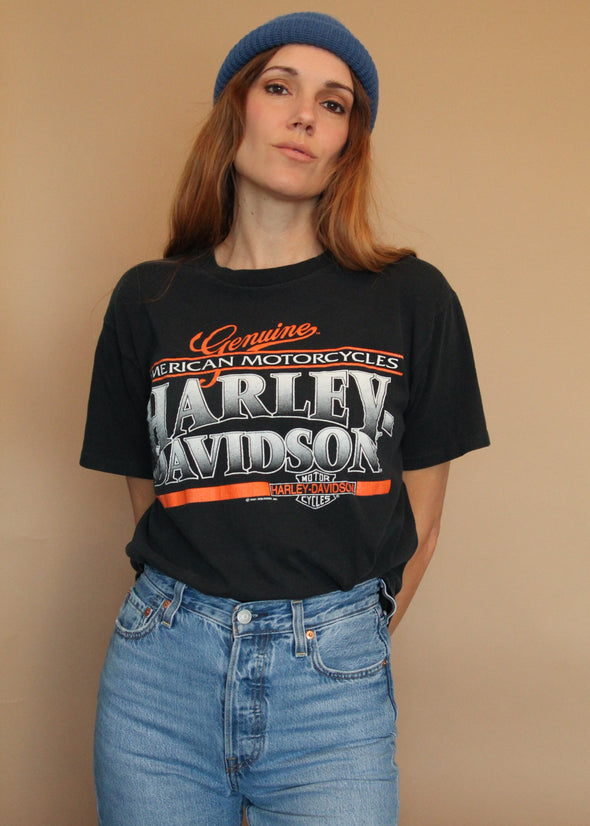 Vintage 1991 Harley Tee
