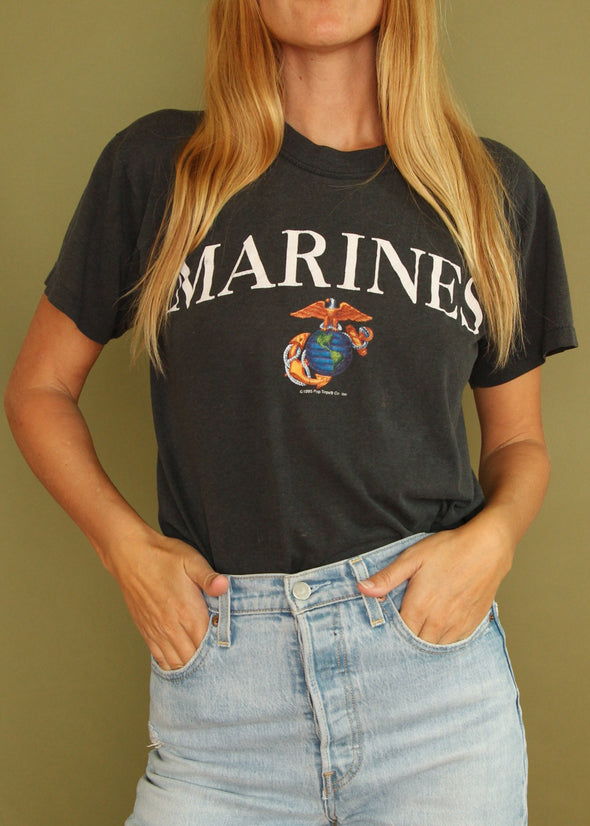 Vintage 1995 Paper Thin Marines Tee