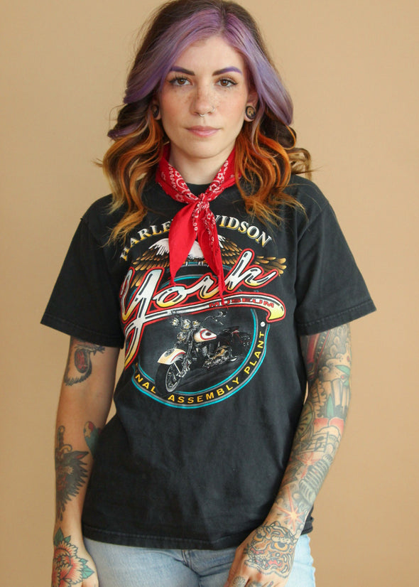 Vintage 1997 Harley York Museum Tee