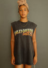 Vintage 90s Harley Flame and Skull Tank