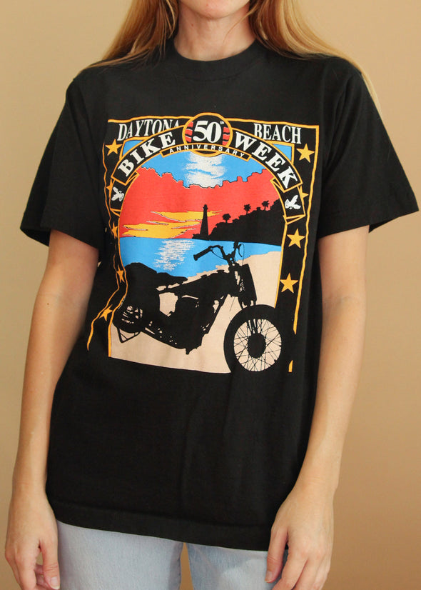 Vintage 1991 Daytona Bike Week Tee