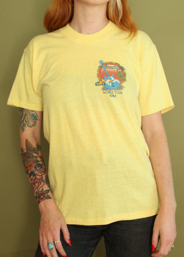 Vintage 1984 Beach Boys World Tour Tee