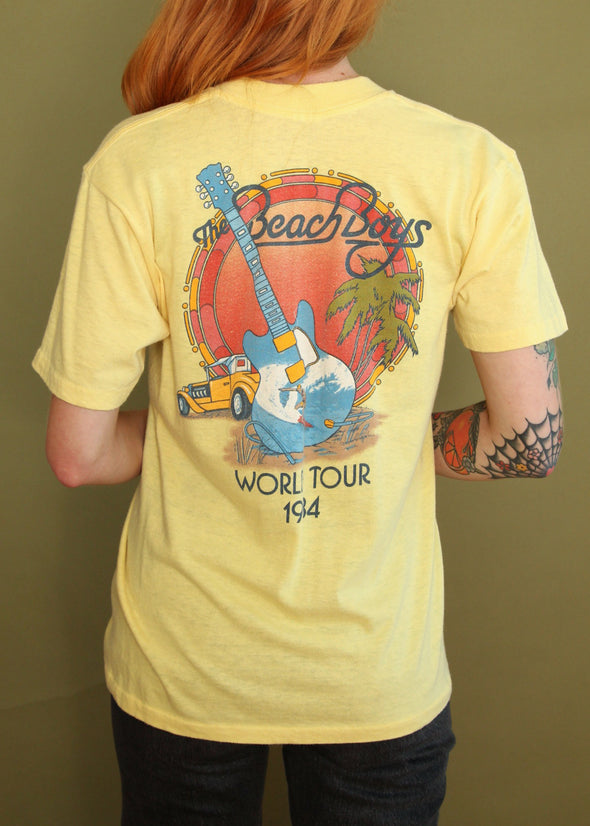 Vintage 1984 Beach Boys World Tour Tee