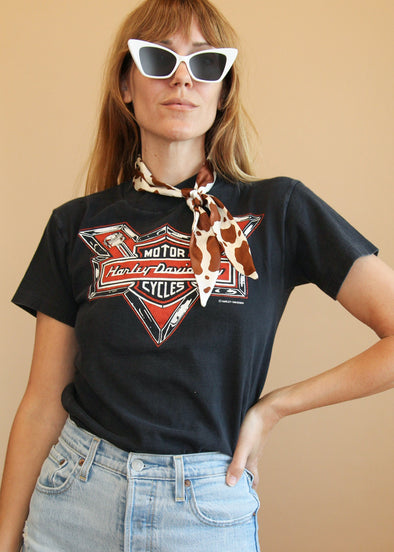 Vintage 1970's/80's Harley Traverse MI Tee