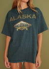 Vintage 90s Alaska Striped Tee