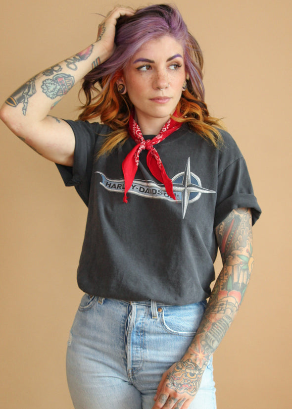 Vintage Y2K Harley Wyoming Tee