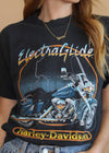Vintage 90s Harley Electra Glide Riverside CA Tee