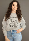 Vintage 80s/90s Grey Pennsylvania Hunter Crew Neck Sweatshirt