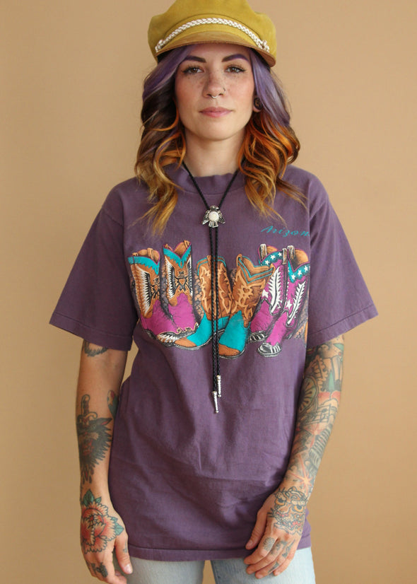 Vintage 1990's Western Arizona Boot Shirt