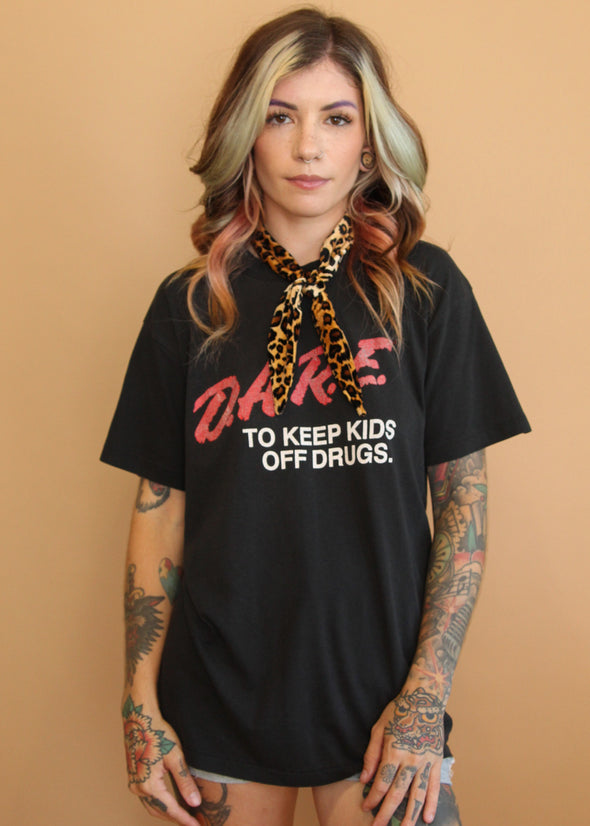 Vintage 1980's Distressed DARE Tee