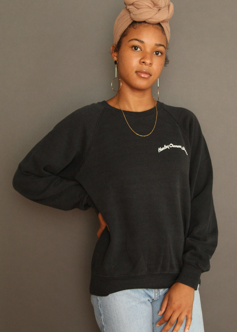 Harley davidson crew neck outlet