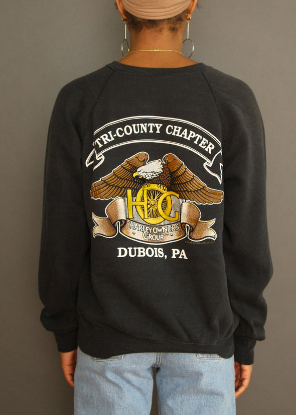 Vintage 1983 Harley Owners Group Sweatshirt